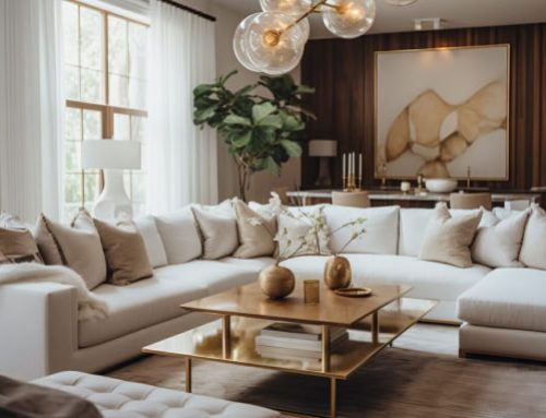 Before & After: Combined Modern Luxury Living and Dining Room